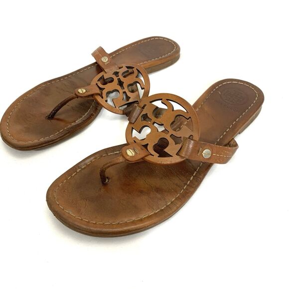 Tory Burch Size 8 Miller Thong Sandals Tropical Classic Designer 2-Pack - Picture 8 of 14